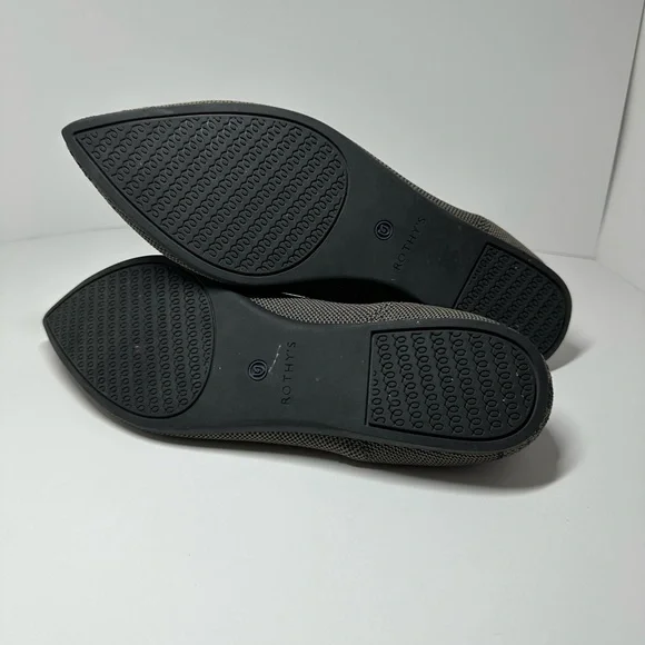 Rothy's RARE Walnut Python Point Flats - Picture 5 of 11